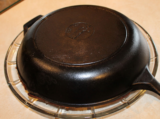 Invert the Skillet to release the pineapple upside down cake. Invert the Skillet to Release the Cake