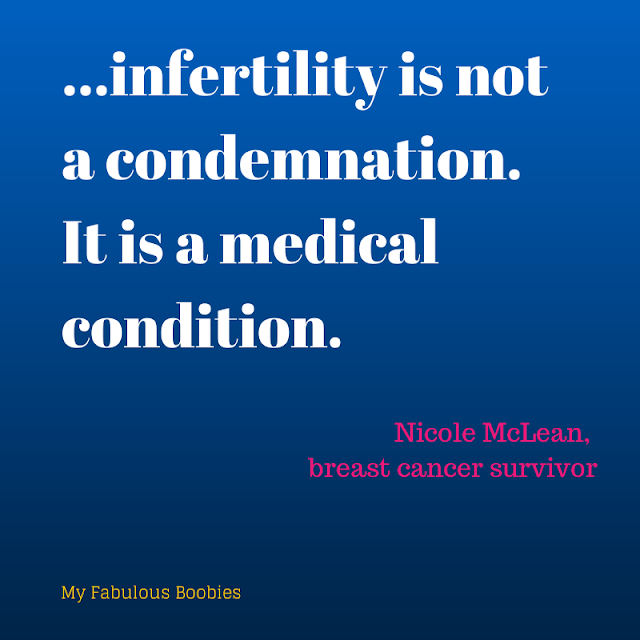 My Fabulous Boobies| Infertility is not a condemnation. It is a medical condition. 