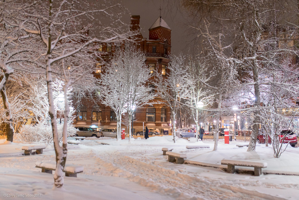 Corey Templeton Photography Post Office Park Snow, Jan. 2017