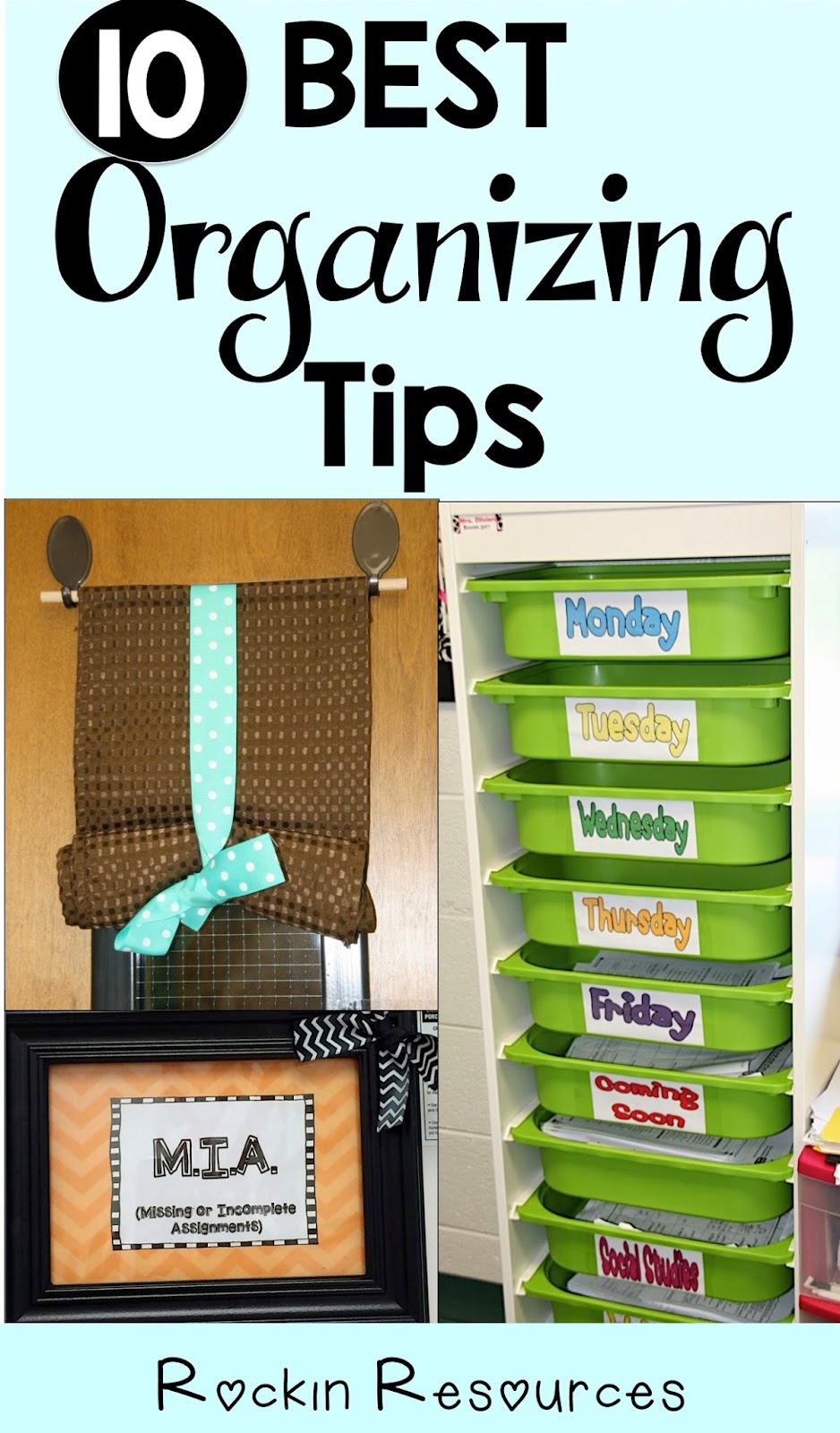 Rockin Resources 10 Best Organizing Tips for the Classroom