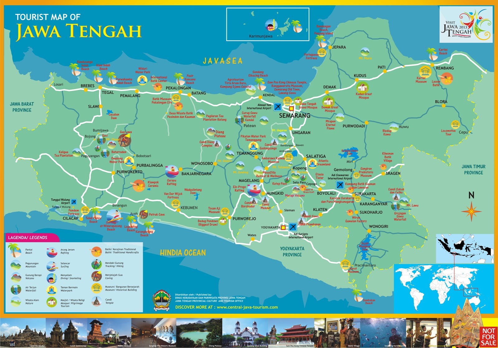 itinerary tour jawa tengah