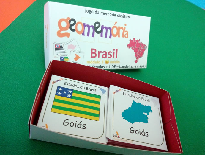 classe invertida: jogos didáticos: GeoDominó Brasil: Estados