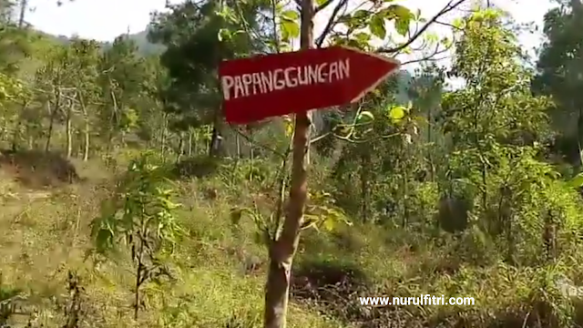 sisa kebakaran di puncak papanggungan gunung manglayang