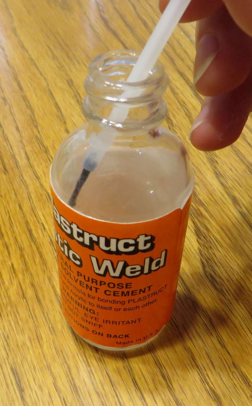 Model Rocket Building Liquid Glue Spills TIP