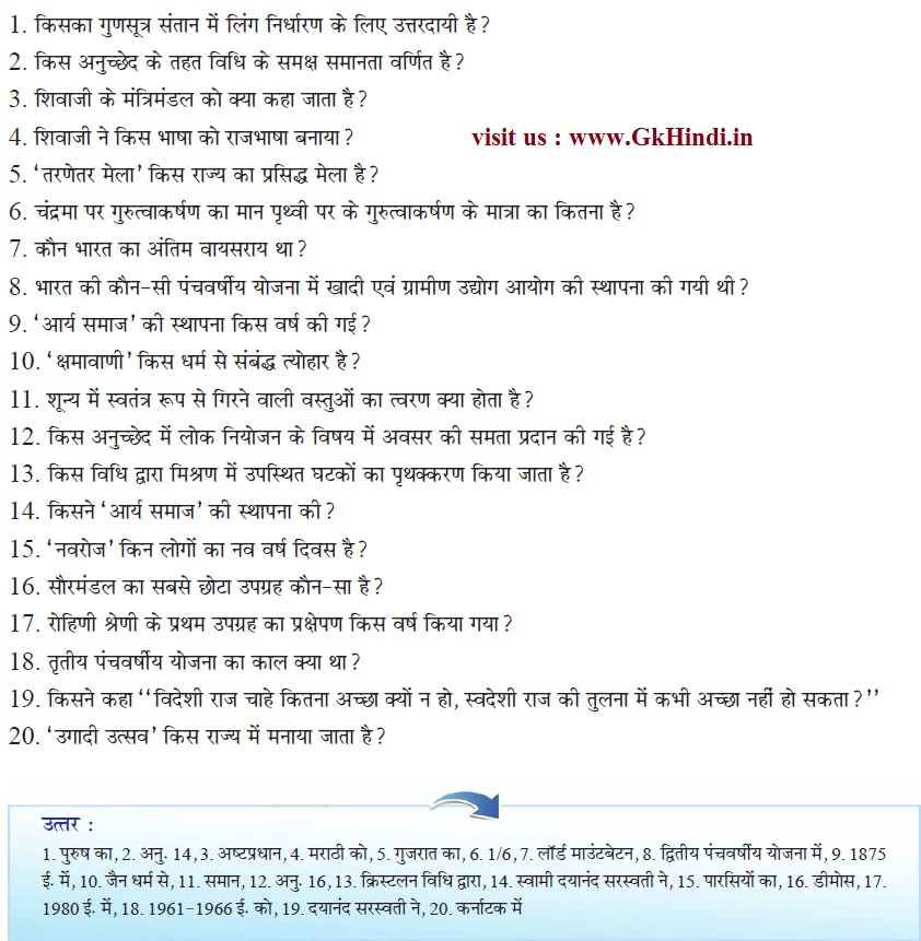 railway exam gk in hindi