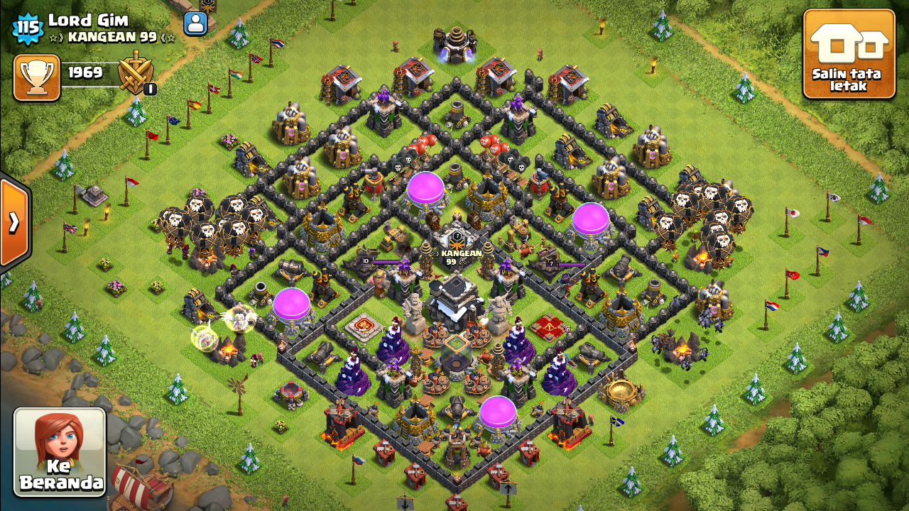kumpulan base TH 9 war dan farming terbaru 2019 3