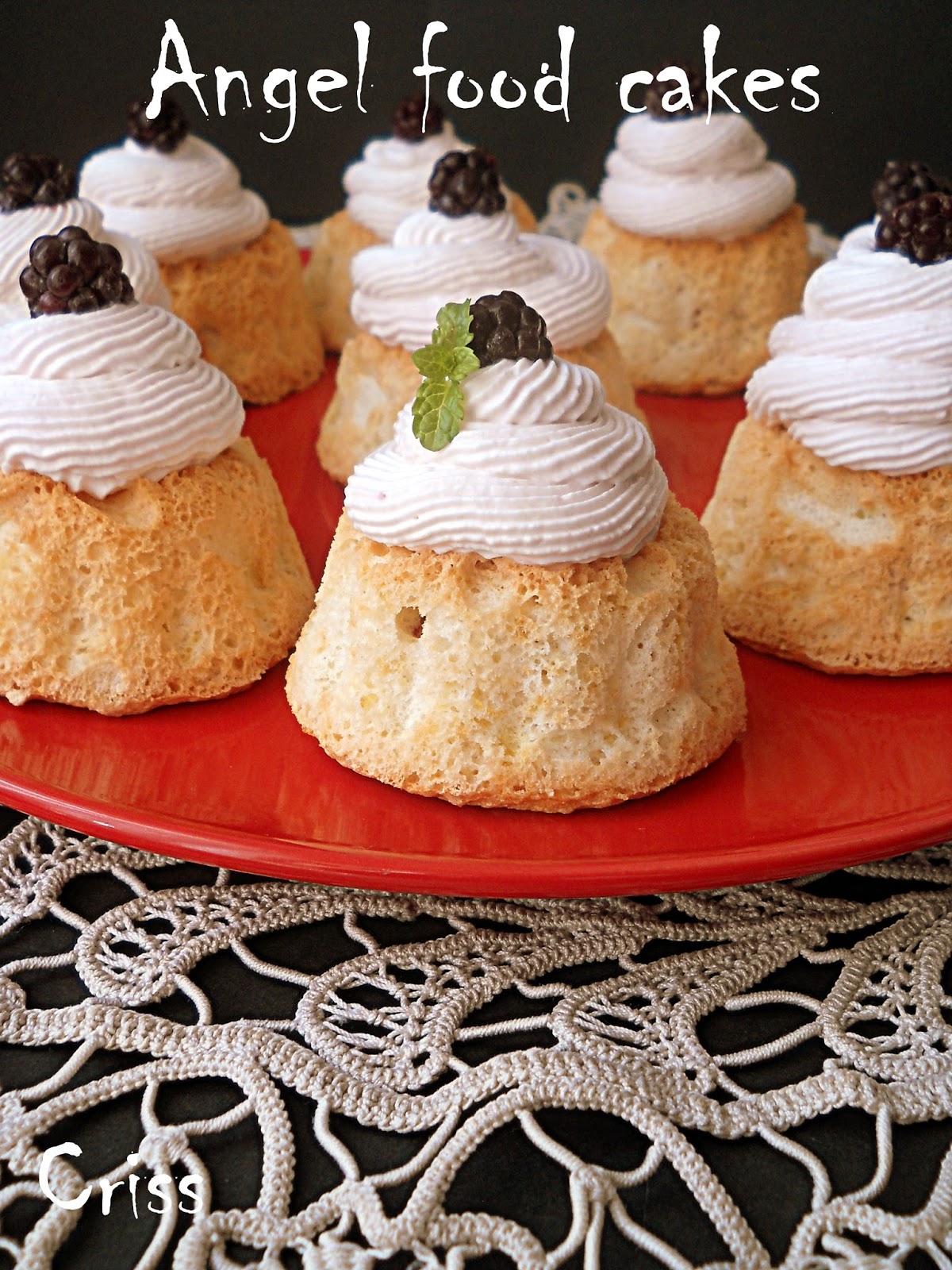 Arome si culori Angel food cake