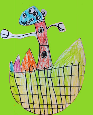 art sub lessons kindergarten art lesson monsters