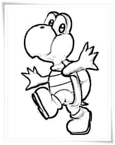Ausmalbilder zum Ausdrucken: Ausmalbilder Super Mario