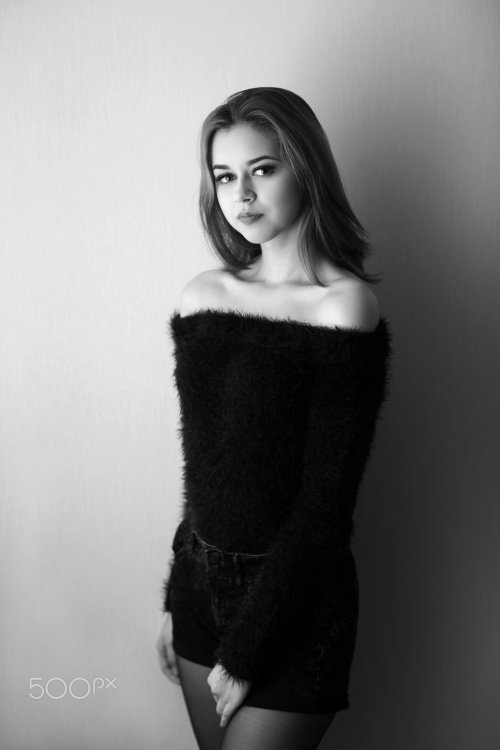 Murat Kuzhakhmetov 500px arte fotografia mulheres modelos fashion beleza preto e branco