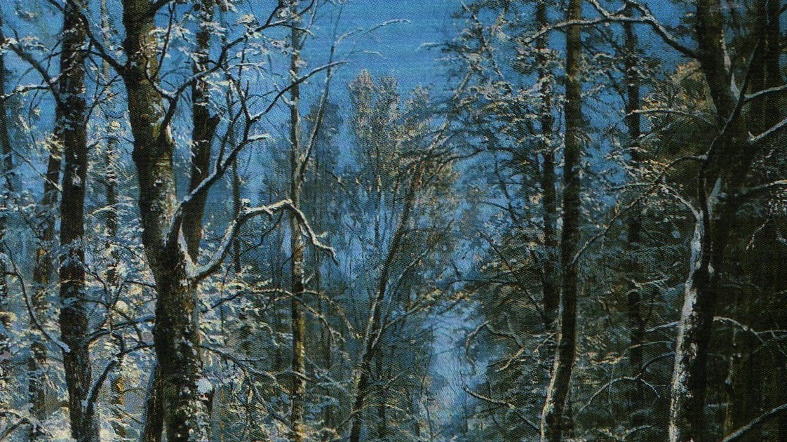 Картины шишкина про зиму