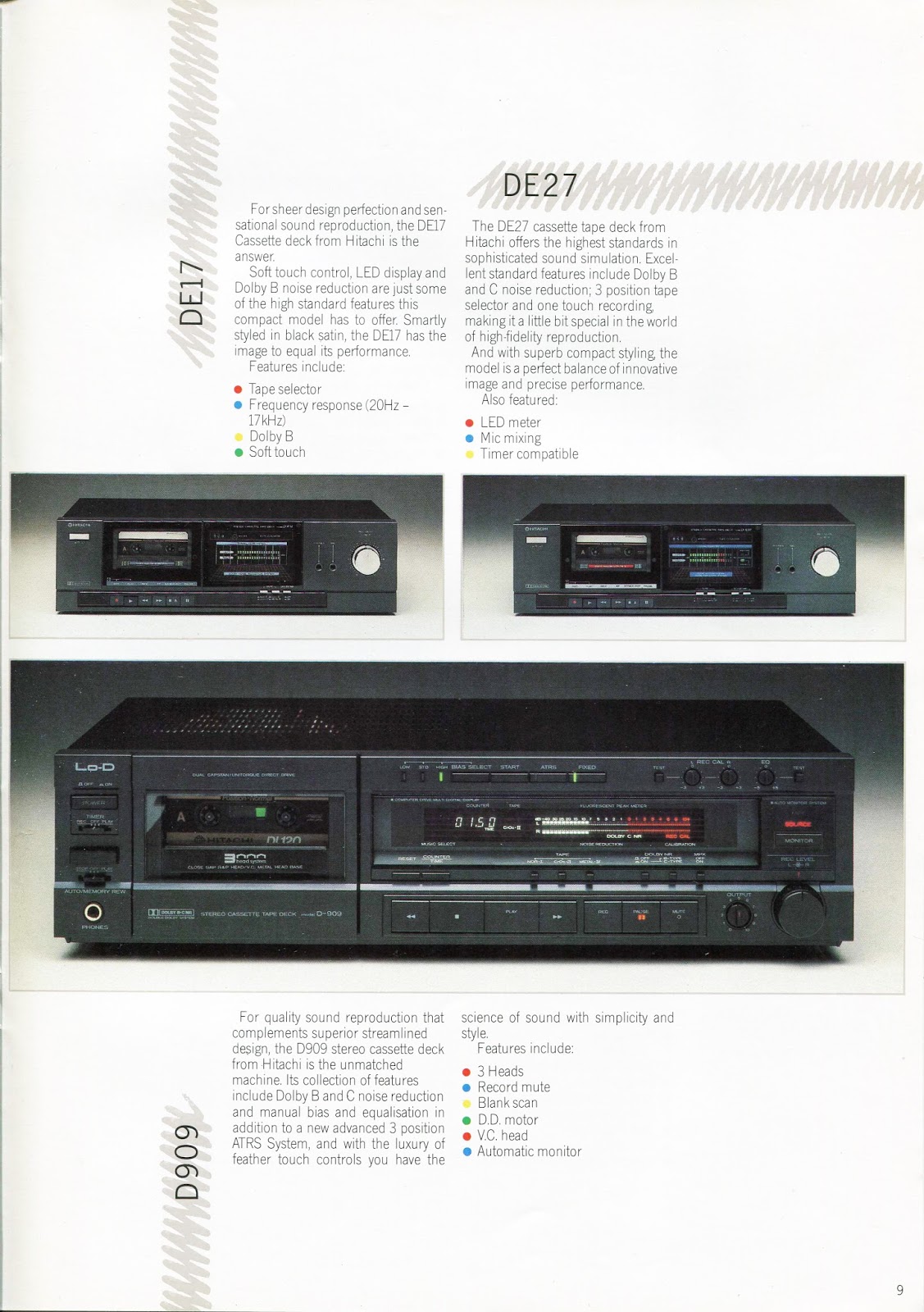 Pitch & Putt Hitachi Sound HiFi and Audio Equipment Catalogue 1986