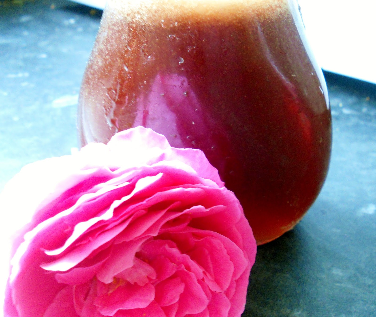 Rose Petal Syrup and Rose and Sesame Spread vegan