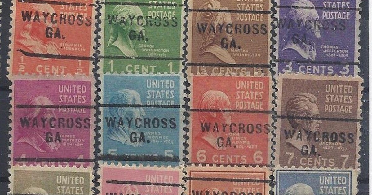 Museum Number Nine Waycross Stamps PREXYS TYPE 703