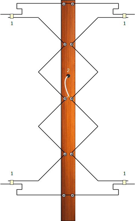 Gray-Hoverman antenna with NARODs Gray-Hoverman antenna with NARODs for VHF/UHF