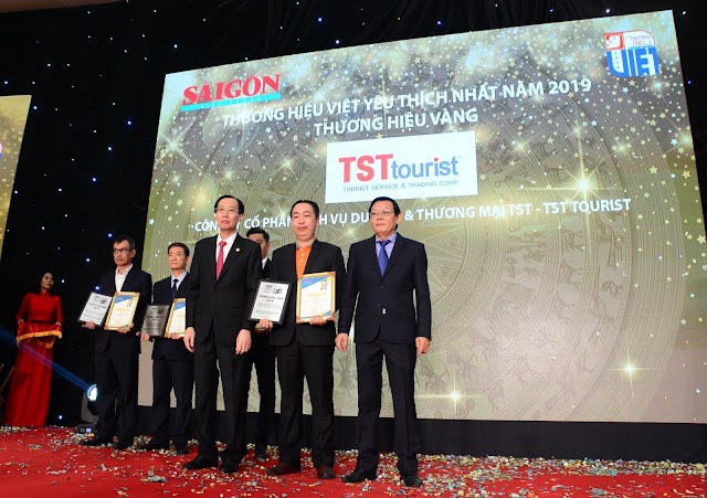 TST tourist - 12 năm liên tiếp đạt danh hiệu "Thương hiệu Vàng"