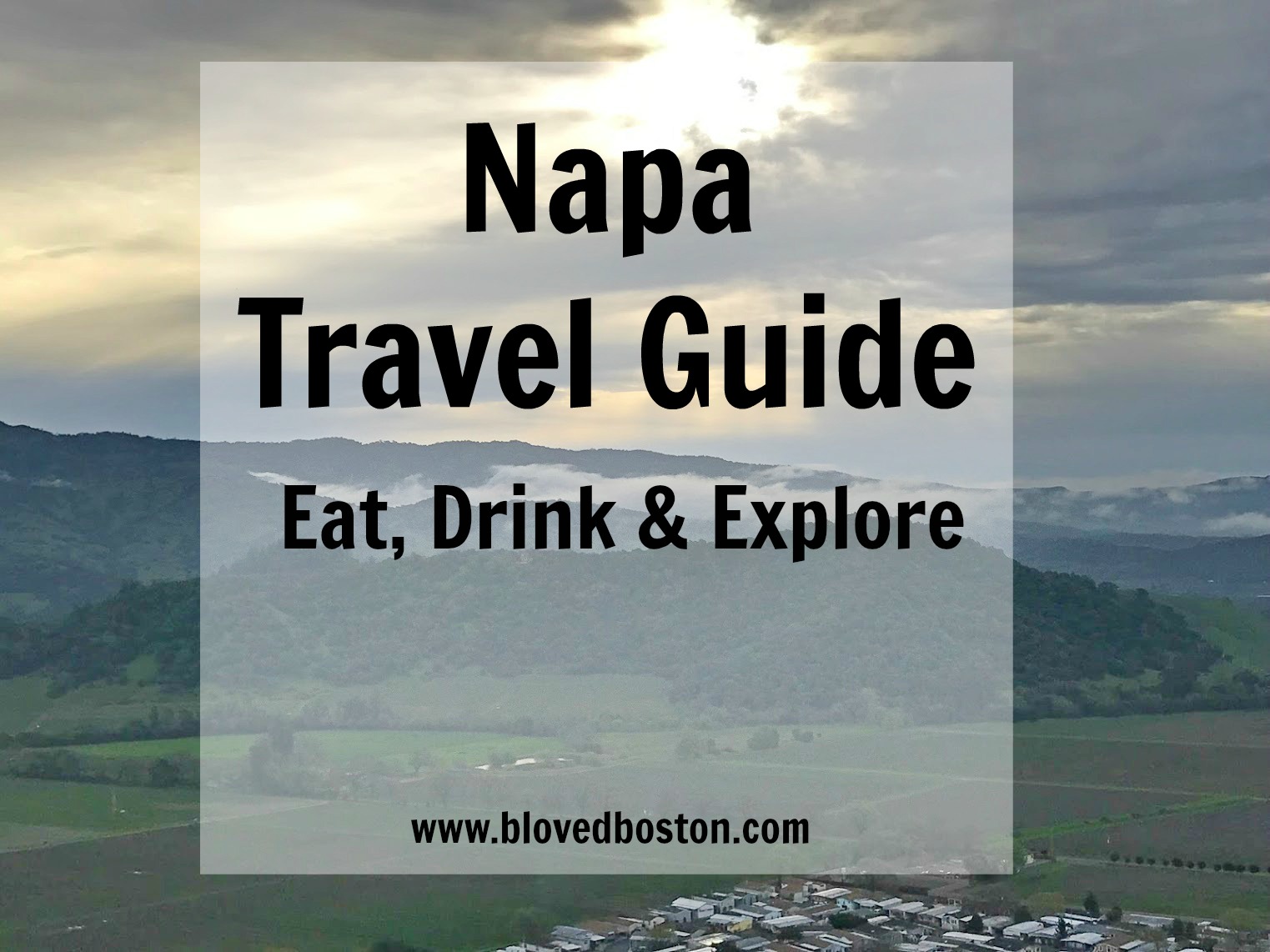 Napa Travel Diary