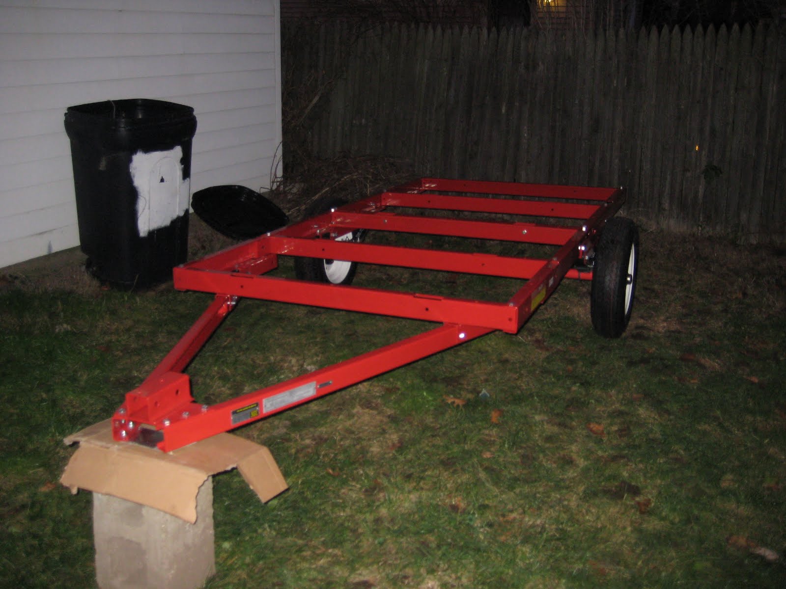 Turnedabout The trailer frame