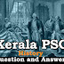 Kerala PSC History Question and Answers - 63