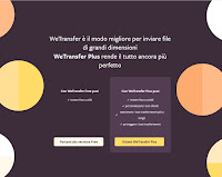 WeTransfer Sito WeTransfer