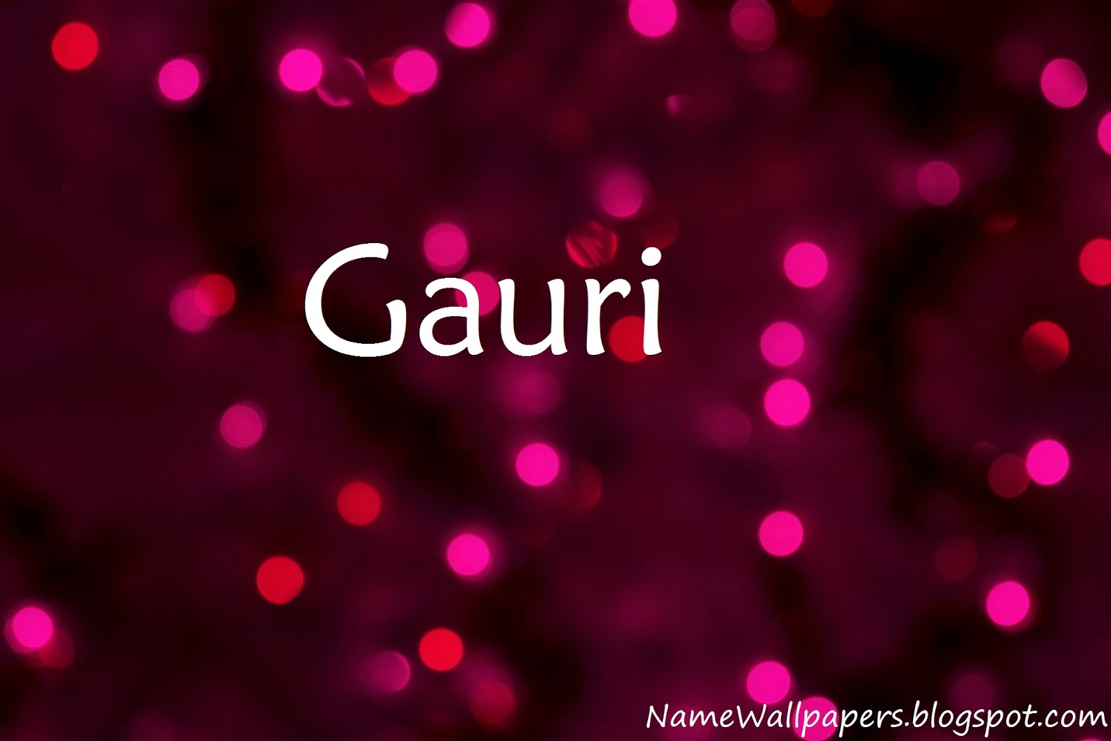 Calligraphy Gauri Name Art imgAbiel