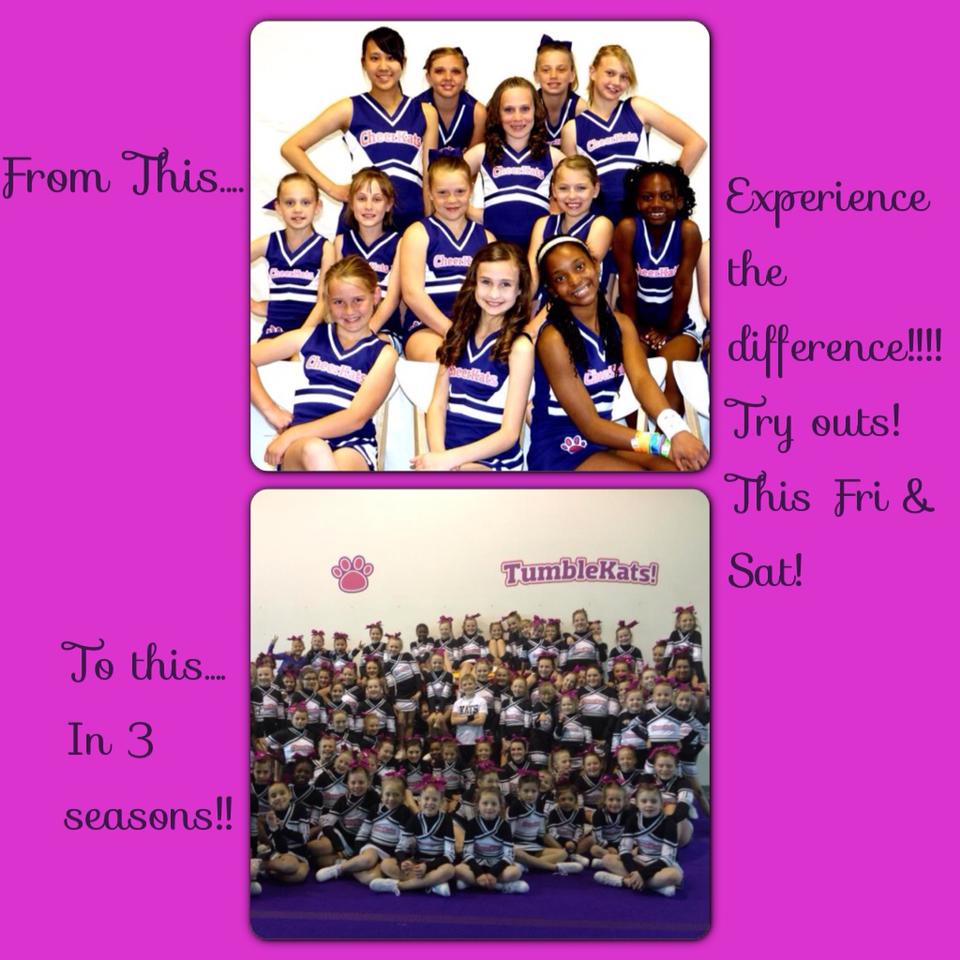 CheerKats! AllStars Come join one of the fastest growing Cheer gyms