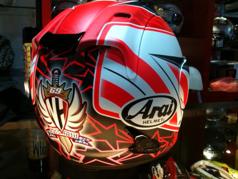 EiBIKE ARAI RAM 4 NICK HAYDEN NEW ARRIVAL!!