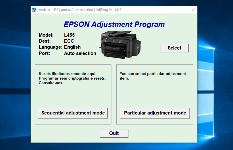 l1455 epson printer