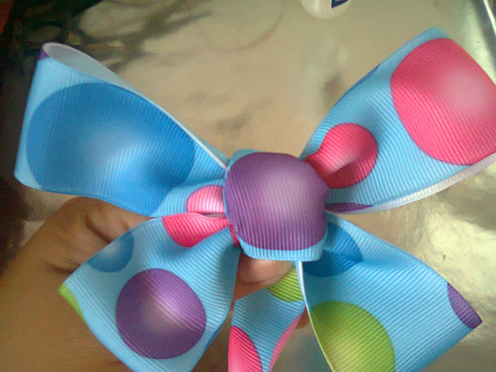 monche y sus cosas: moño azul para princess!!