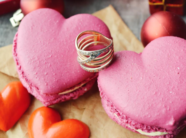 Heart Shaped macaroons at Foodhall Heart Shaped macaroons at Foodhall