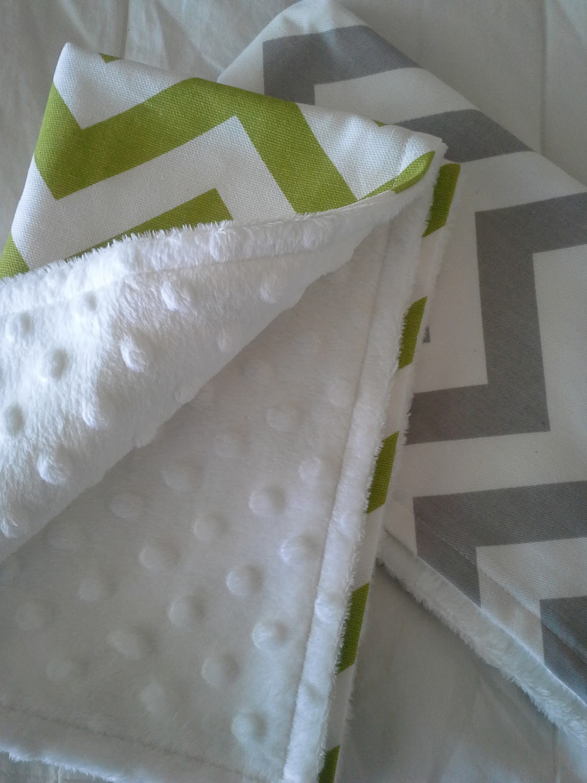 aMUSEing Cozy Baby Blanket and Burp Cloths