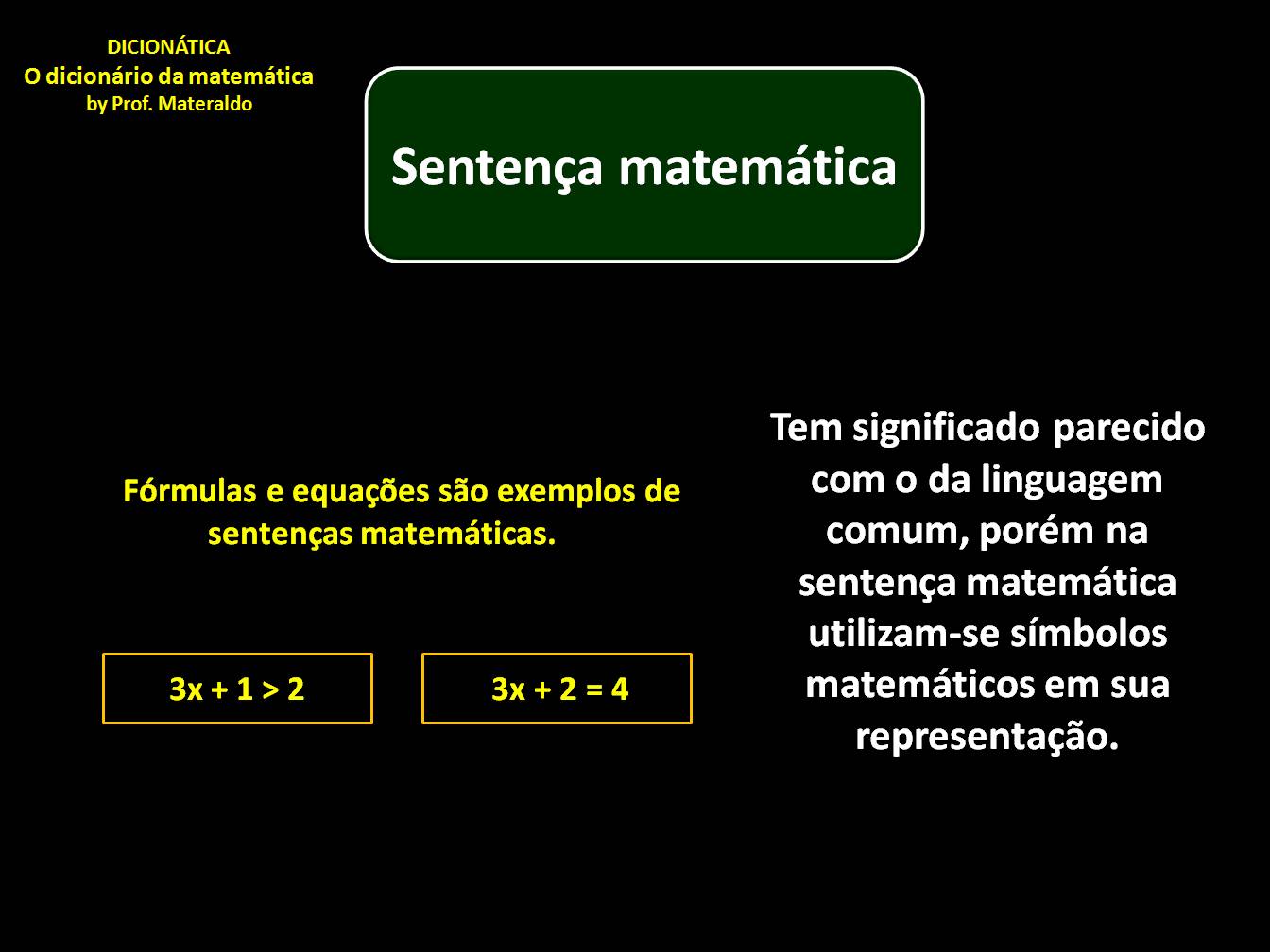 Exemplo De Sentença Matematica E Calculo Infantil