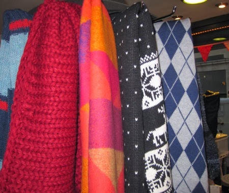 Bufandas y cuellos de punto
