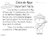 Fifth Grade Freebies: Cinco de Mayo Activities