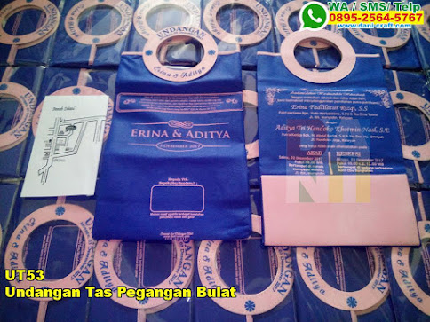 Jual Undangan Tas Pegangan Bulat