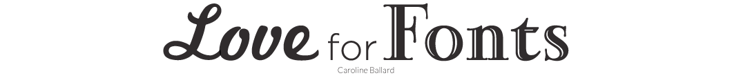 Caroline Ballard | Blog | design, inspiration, reviews, tips, typography and a ramble or two