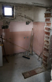 The bathroom at the end of the day The bathroom at the end of the day