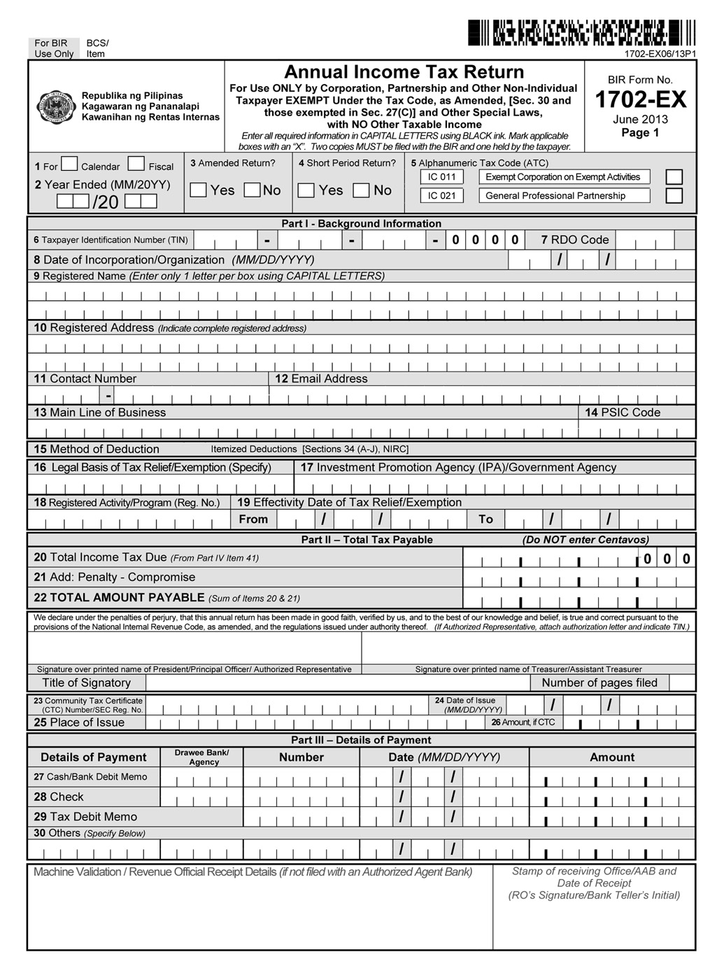 Busapcom bir form 1702 ex download
