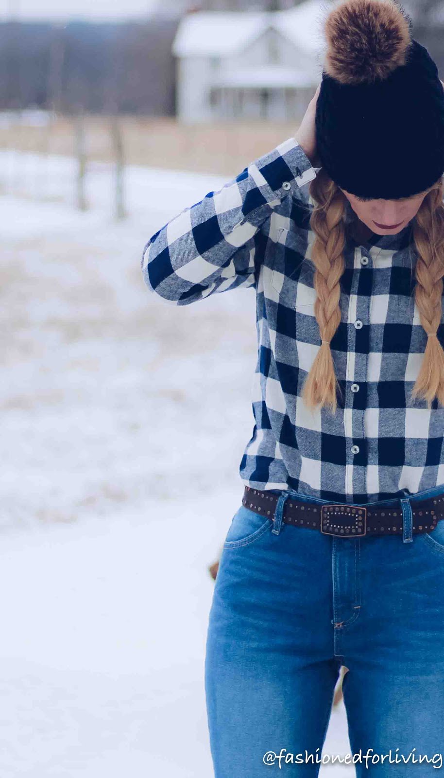 Fashioned For Living: womens wrangler jeans outfit - flare jeans and flannel
