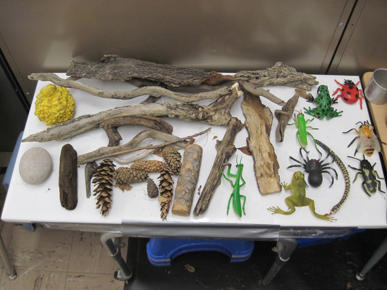 SAND AND WATER TABLES: Sticks