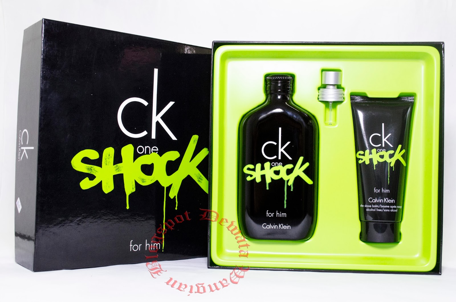 WangianPerfume & Cosmetic Original Terbaik CK One Shock For Him Perfume Set