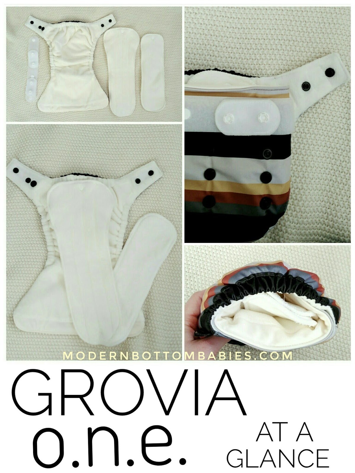 Basil GroVia O.N.E Reusable Baby Cloth Diaper 