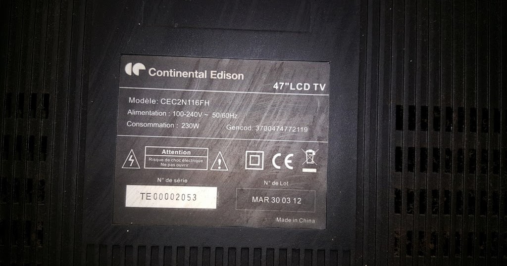 Dump Continental Edison CEC2N116FH