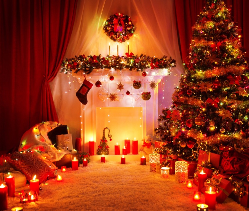Add cozy lighting.