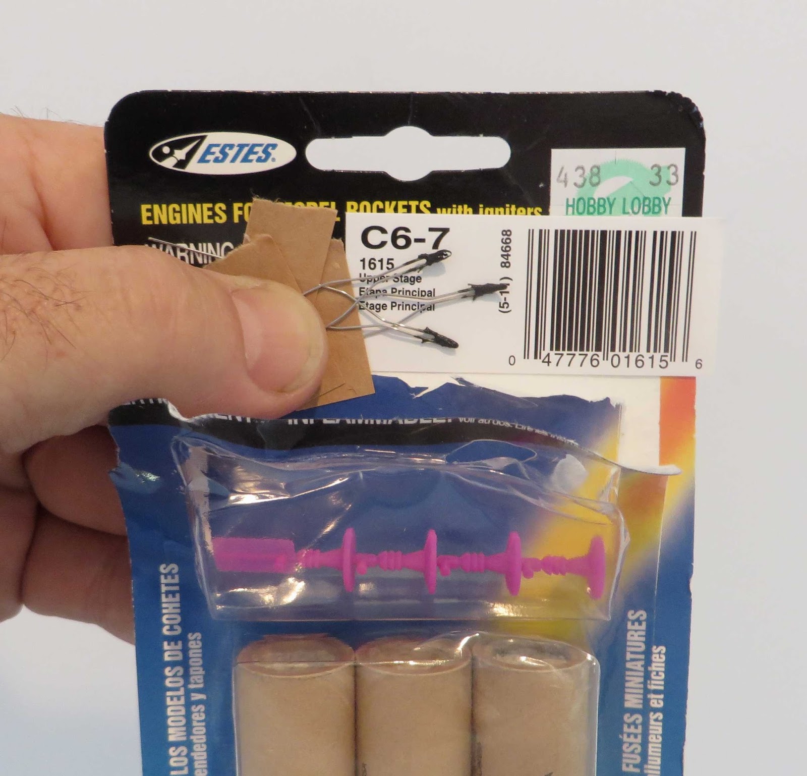 Model Rocket Building 3 or 4 "Starters" (Igniters) In Each Engine