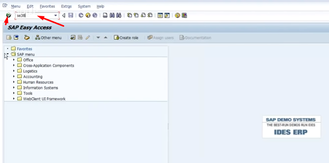 How to create SAP ABAP Hello World Program