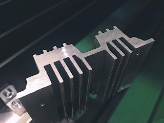 Aluminum Extrusion - Before Deburring Extrusion Part Before Deburring