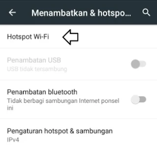 Cara menjadikan Hp sebagai hotspot Wifi