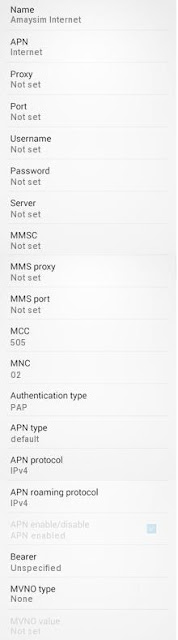  Amaysim APN Settings for Android