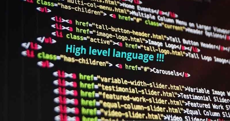 what is high level programming language